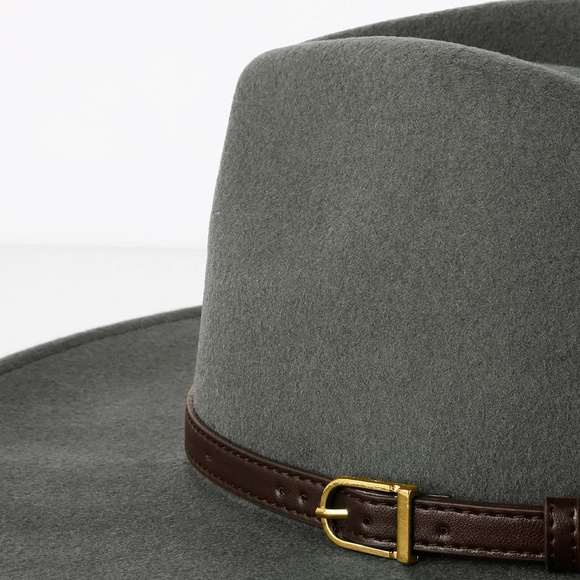 LULU\'S NWOT Springsteen Grey Wool Hat main image 5